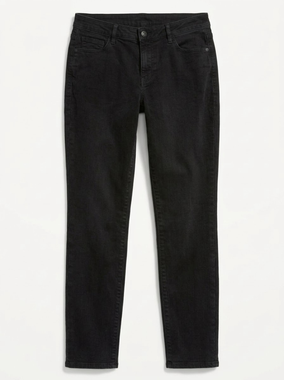 OLD NAVY Rockstar Super Skinny Jeans Black Built-In Sculpt Never-Fade Size 14